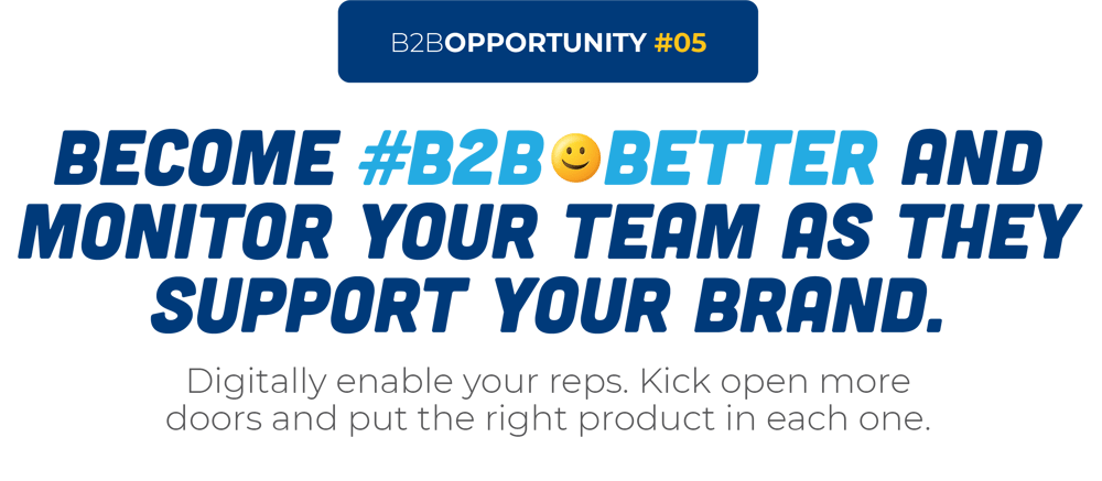 Become #B2B😀Better And Monitor Your Team As They Support Your Brand.