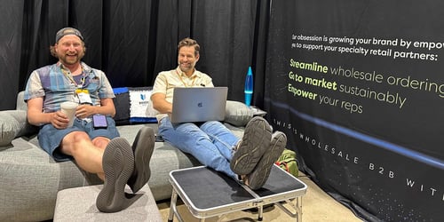 Envoy B2B booth at Grassroots Outdoor Alliance trade show