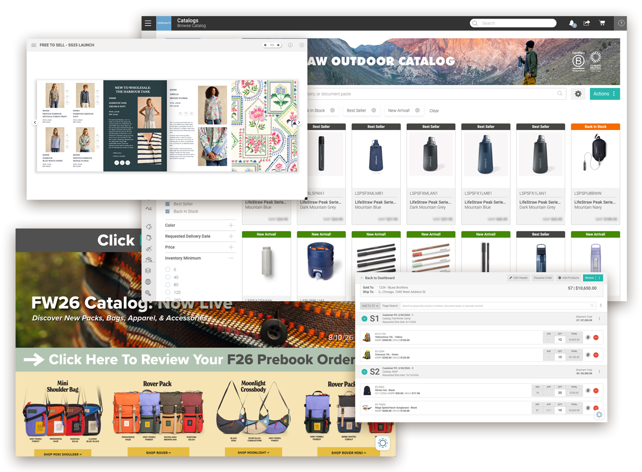 Own your wholesale channel. Your retailers. Your relationships. Your B2B experience.