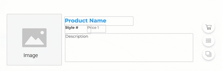 Highlight all the fields, select your product, and voila... it's in there. Digital Press.