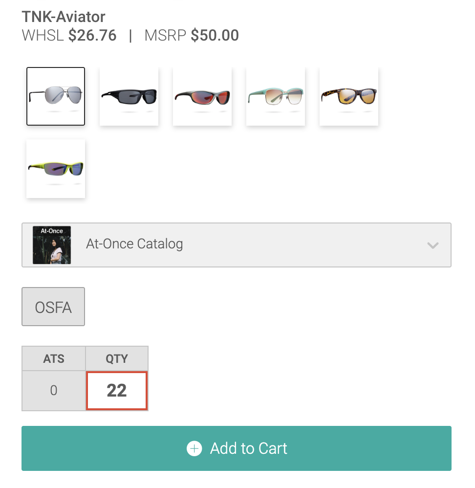 Sunglasses Add To Cart