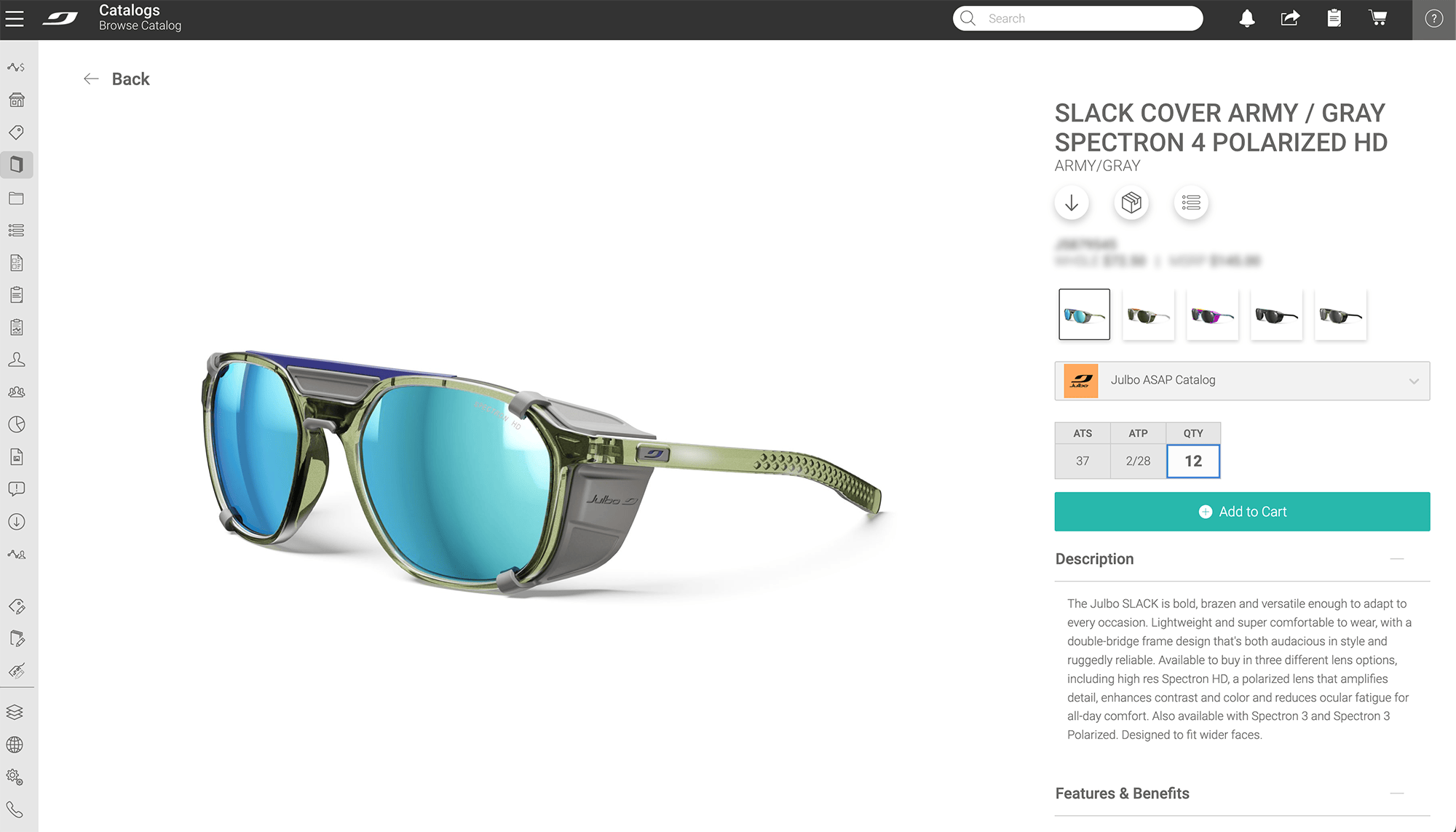 Julbo Product Shot