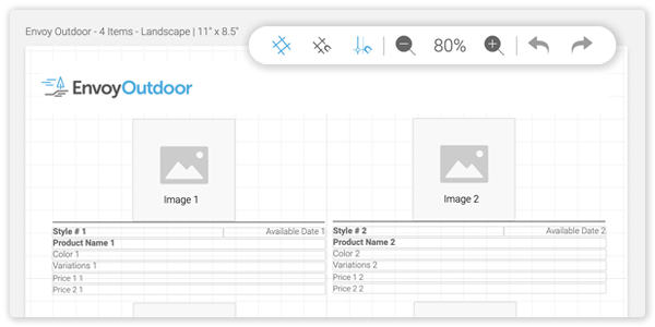 Digital catalog builder and content sharing